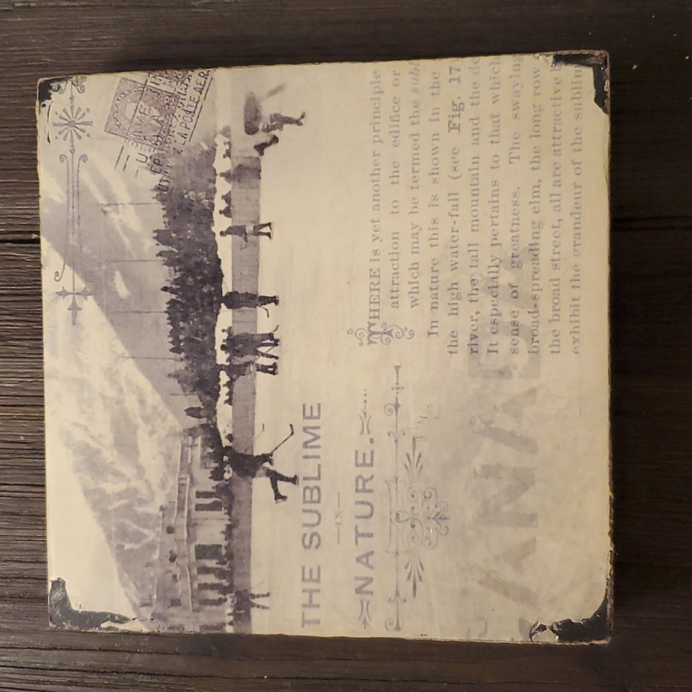 Cedar Mountain Hand Made Plaque